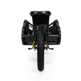 Burley Coho XC cargo bike trailer with suspension and quick release lever, designed for durable bike hauling and accessories.