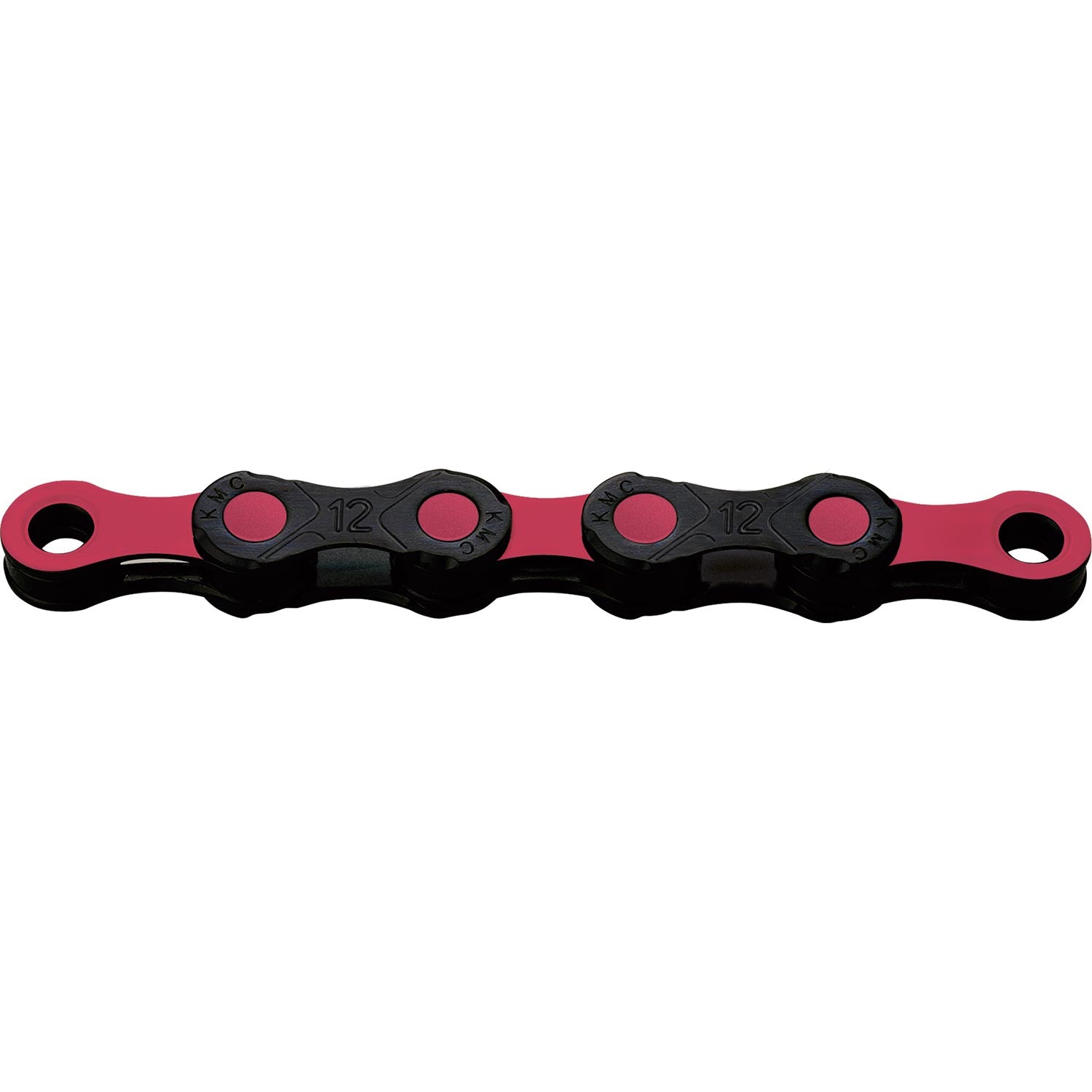 kmc chain x12 dlc black pink 126l p121397