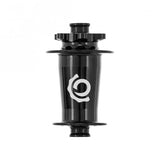 Crankbrothers I9 Hydra front hub in black, designed for E11 XCT11 wheels, with 28 spokes and high-performance bike components.