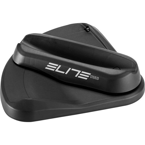 Elite Sterzo steering frame accessory for indoor cycling trainers, with realistic front wheel steering for immersive bike simulation.