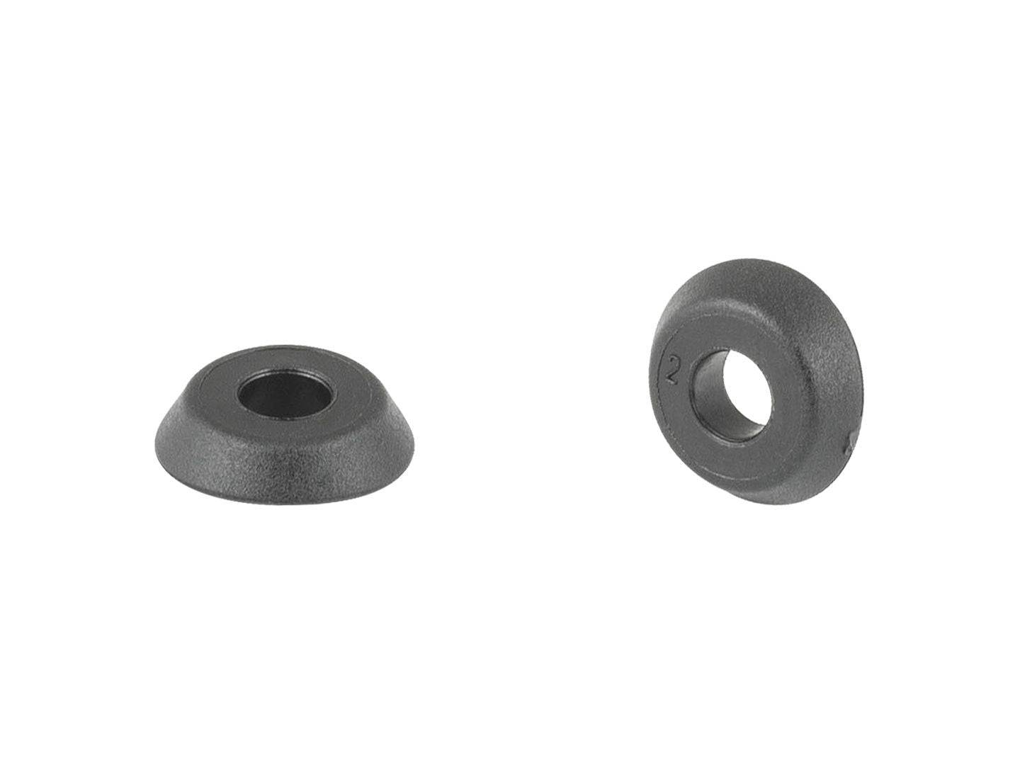 Electra Curved Plastic Fender Washer Black 3.5mm x 5.2mm | Swinnerton Cycles