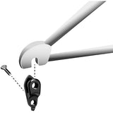 M Part gear hanger for Specialized bikes, durable replacement bike component, shown mounted on bike frame.