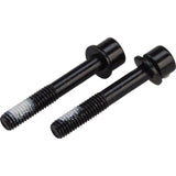 TRP flat mount rear brake caliper mounting bolts, 2-pack, for bicycle brake spares, metal components with threading and hex heads