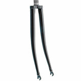 Surly Steamroller fork for fixed-gear bikes with caliper brake mounts, 700c clearance, steel construction, black finish.