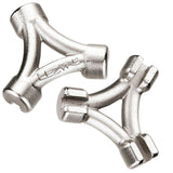 Lezyne 3-Way Spoke Wrench for wheel maintenance with 3.23mm, 3.30mm, and 3.45mm sizes, workshop tool for bike spokes.