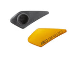 Trek 2021 Domane SL5 rear IsoSpeed cover in factory orange, seat tube protection component for enhanced bike performance