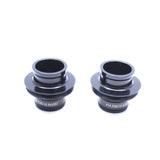 Race Face Vault 414 front hub boost 20x110mm endcap set for mountain bike components, shown with endcaps attached