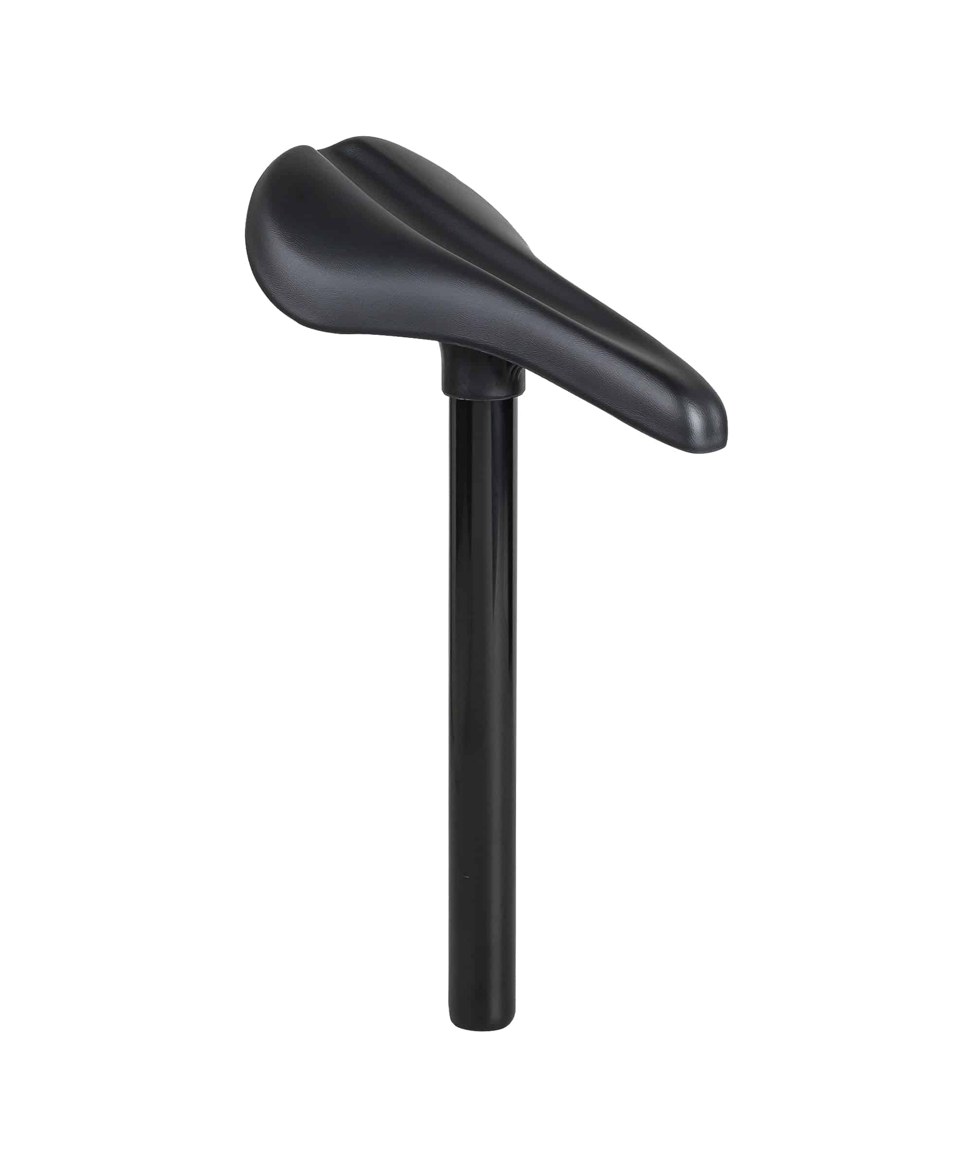 Black Trek Precaliber 20 bike saddle with integrated 27.2mm seatpost, 228x128mm, shown on a bicycle component.