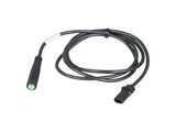 TQ HPR50 remote cable for E-bike transmission, black, compatible with 2025 series, shown in the image with connectors and cable length.