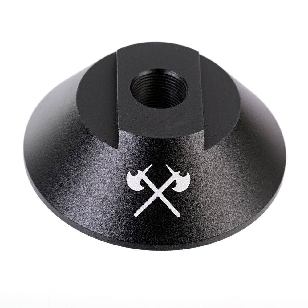 Demolition BMX non-driveside hub guard for BMX wheels, durable component to protect bike hubs during riding.
