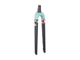 Trek Checkpoint SLR gravel bike with rigid fork, 700c wheels, 300mm length, 45mm offset, close-up view of fork component