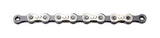 BBB PowerLine 10-speed bike chain with 114 links in grey nickel and SmartLink II for easy installation and durability.