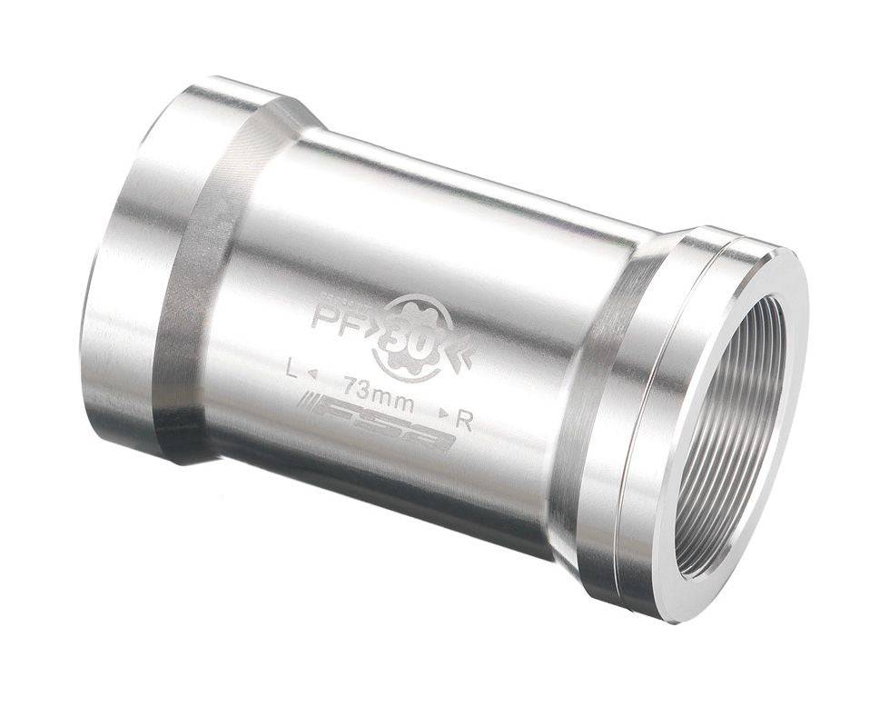 FSA PF30 English adapter bottom bracket for threaded frames, 46mm ID, 73mm width, compatible with FSA components.