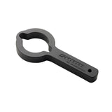 RockShox Wrench Air Can Tool for Vivid Air Rear Shock maintenance, shown in use on a bike component.