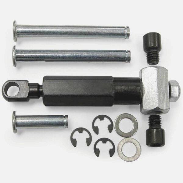 Park Tool PRSCRK repair kit for 100-3C and 100-5C clamps, workshop replacement parts, shown with various tools and components.