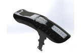 Black Rapid Racer ProGuard rear mini mudguard for bikes, protecting shocks and bearings from mud and debris.