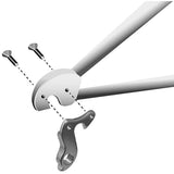 M Part gear hanger for bikes, durable replacement component, shown attached to bike frame with brand logo visible