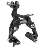 Bontrager Speed Stop integrated direct-mount bicycle brake caliper in black and dark grey, front or rear component with no lever shown.