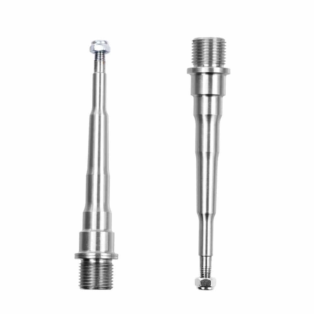 HT Components replacement bike axles, durable and high-performance bike spares, shown with metal construction and precise fit.