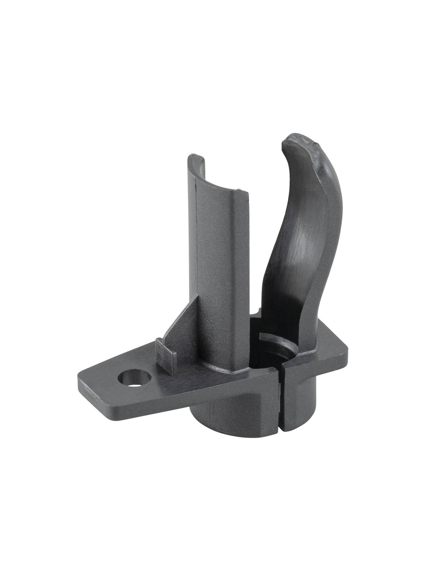Trek 2022 Speed Concept Di2 battery holder in black, securely fitted on bicycle component, designed for optimal performance.