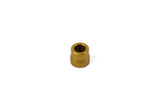 Hope Pro 4 X12 Drive Side Spacer in gold used for hub alignment and performance enhancement on bicycle wheels.