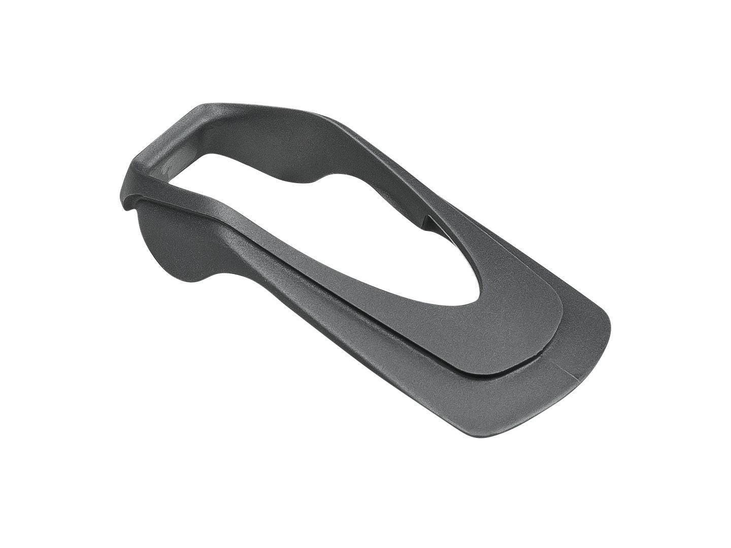 Trek Madone SLR internal IsoSpeed cover in black, seat tube protection component, designed for enhanced bike frame durability.