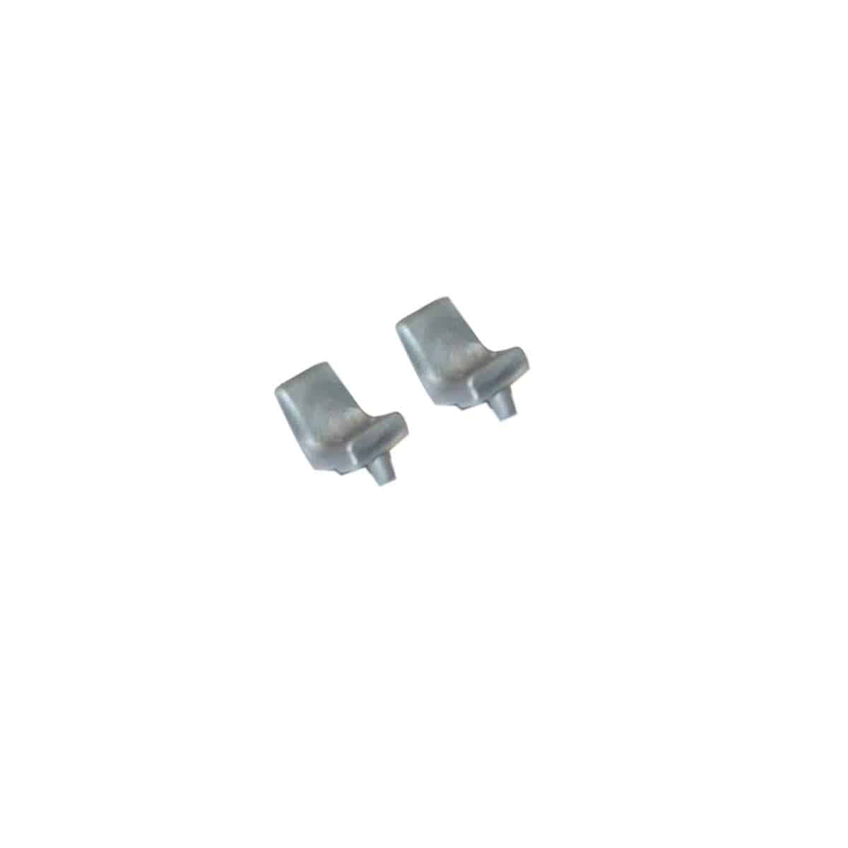 Rixen-Kaul Klickrail inserts, durable rack system accessories for secure attachment, shown in the image with two inserts.