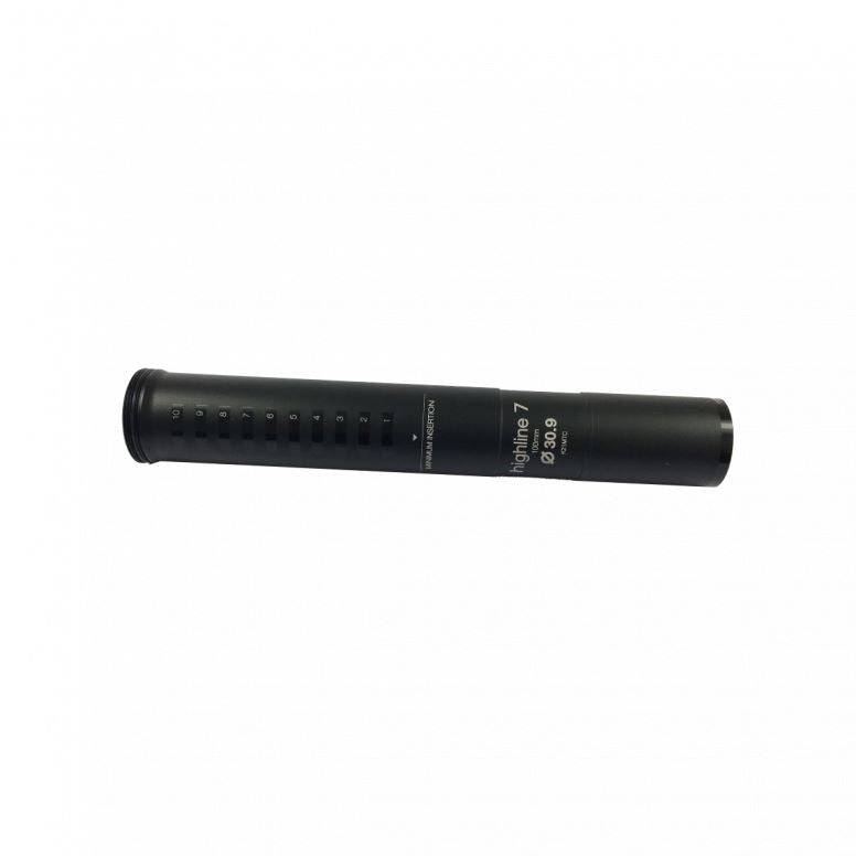 Crankbrothers Highline 7 Keyway bike seatpost kit in 30.9mm x 100mm with components for easy bike seat adjustment.