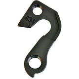 Wheels Manufacturing Replaceable Derailleur Hanger 431 CNC Machined Dropout for bike components, showing detailed metal construction.