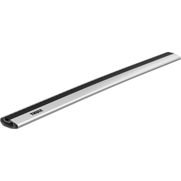 Thule WingBar Edge Evo single roof rack bar with aerodynamic, low-noise design, shown mounted on a vehicle.