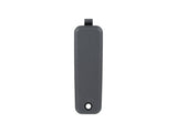 Trek 2023 Carbon Rail 29 Gen 4 top tube display cover in black, bike component designed for Trek mountain bikes.