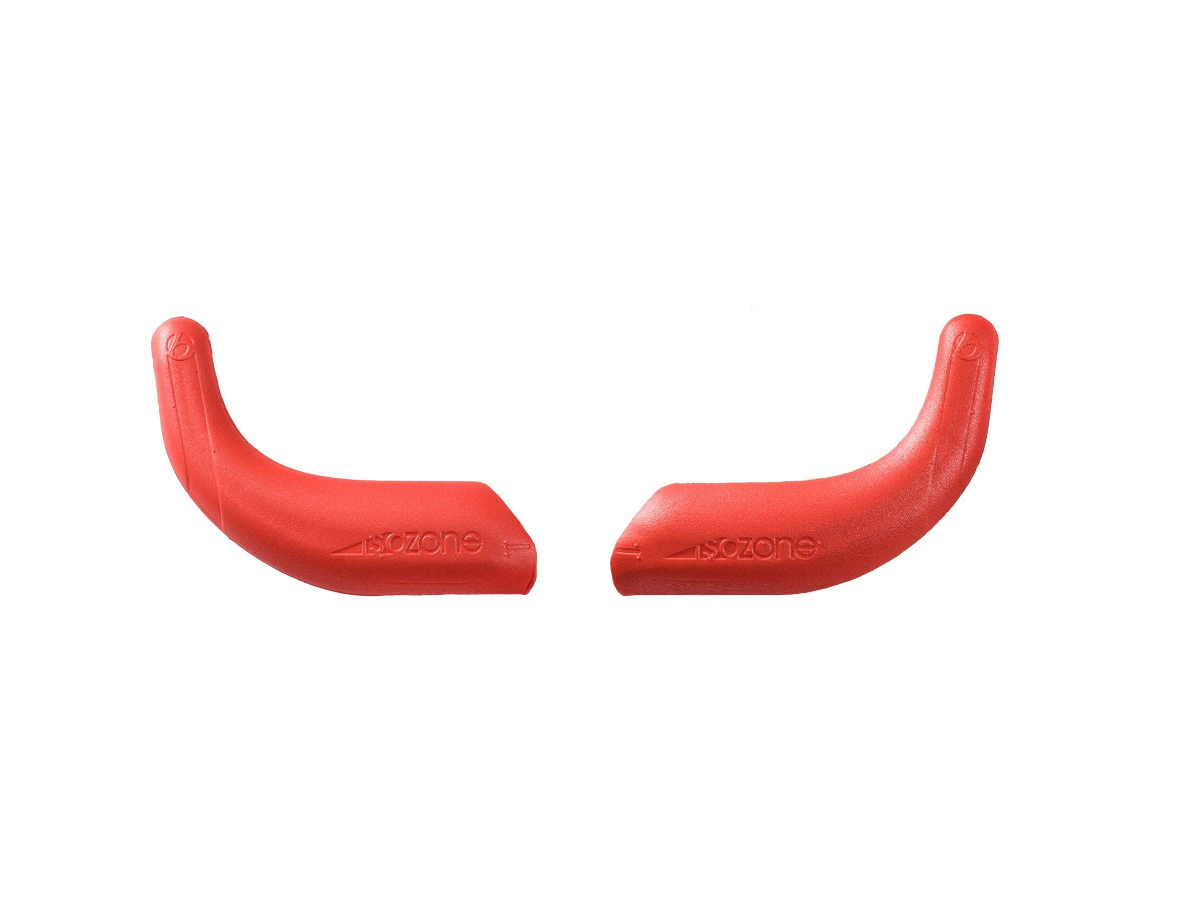 Bontrager Race X Lite IsoZone handlebar pad kit showing foam padding and attachment straps for bike handlebar safety.