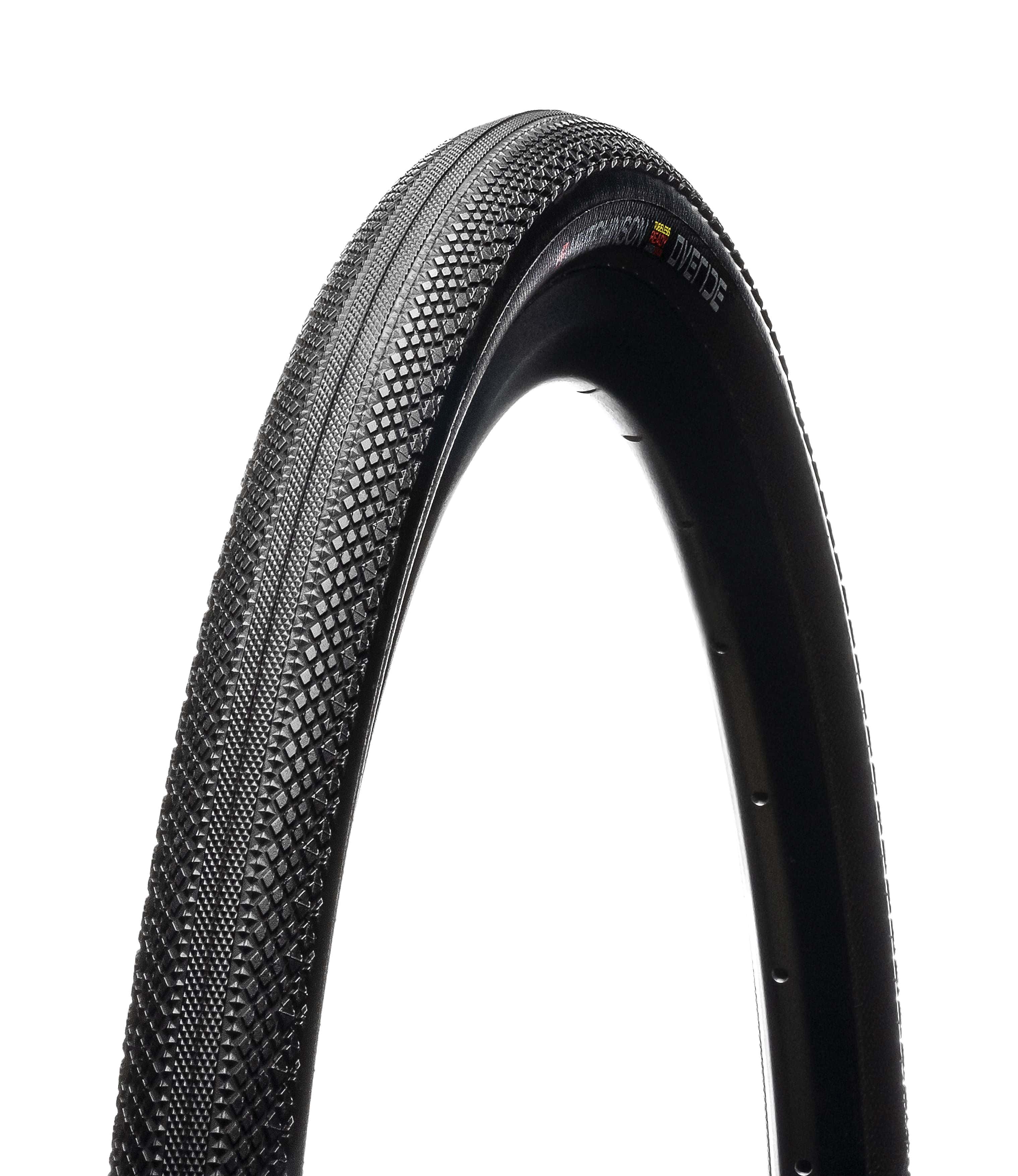 Hutchinson Override Gravel Hardskin 700x40 tire with tan wall, tubeless-ready, designed for gravel and cyclocross riding.
