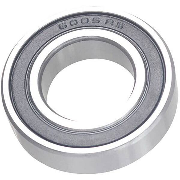M Part bicycle cartridge bearing 6005 2RS, pre-greased hub bearing with 25x47x12mm dimensions and rubber seals.