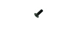 Stainless steel Trek M5x0.8 countersunk flat head cap screw, 10mm length, with threaded body and flat top for fasteners.