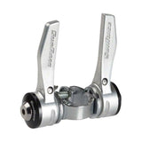 SunRace R30 downtube road bike shifters showing ergonomic design and gear control mechanism on a durable component.