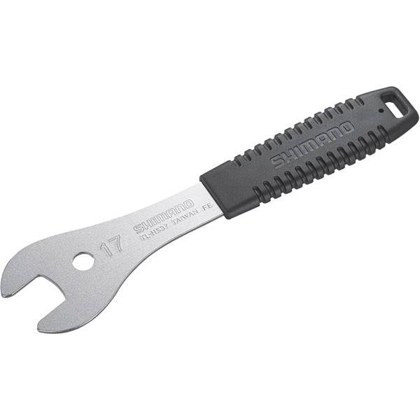Shimano TL-HS37 17mm cone spanner for bike workshop use, durable Shimano workshop tool for bike wheel maintenance and adjustments