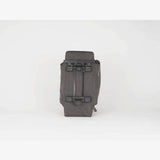AtranVelo ZAP Top AVS bike bag with expandable design, shown with 10.5L main compartment and 8L mini-panniers on a bicycle.