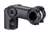 BBB Highfix OS Adjustable Bike Stem with 31.8mm clamp and angle adjustment, shown in a close-up view of the component.