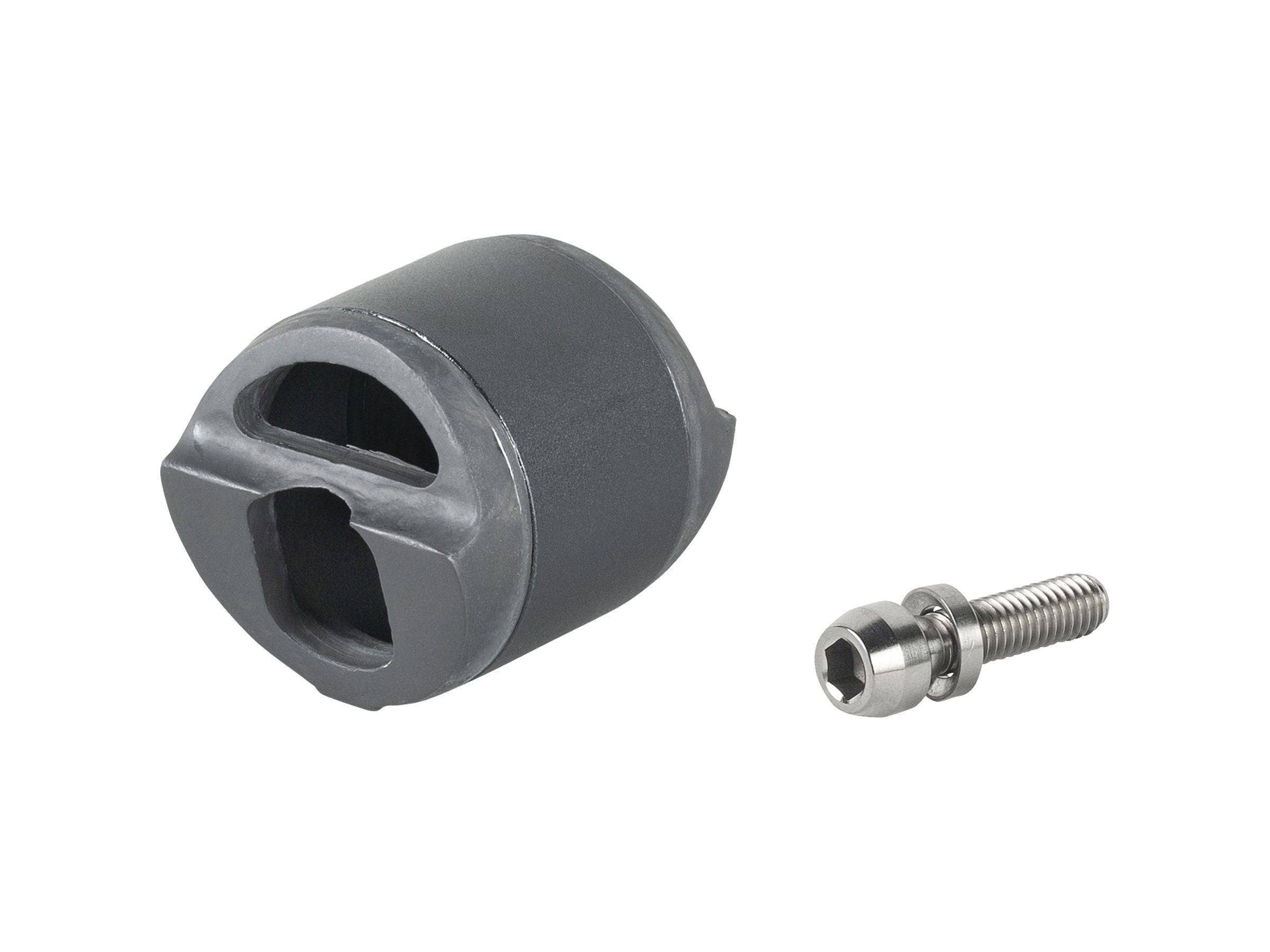 Black Trek Speed Concept seatpost barrel and pinch bolt replacement component for bike seatpost adjustment.