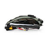 Burley D'Lite X single bike trailer and stroller with adjustable suspension, featuring a sturdy frame and comfortable seating.