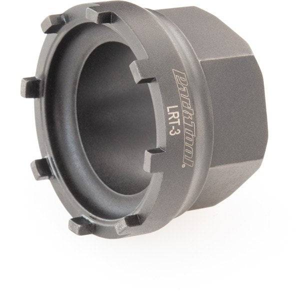 Park Tool LRT-3 lockring tool for Specialized, Cannondale, and FSA direct mount cranksets, suitable for bike workshop use.