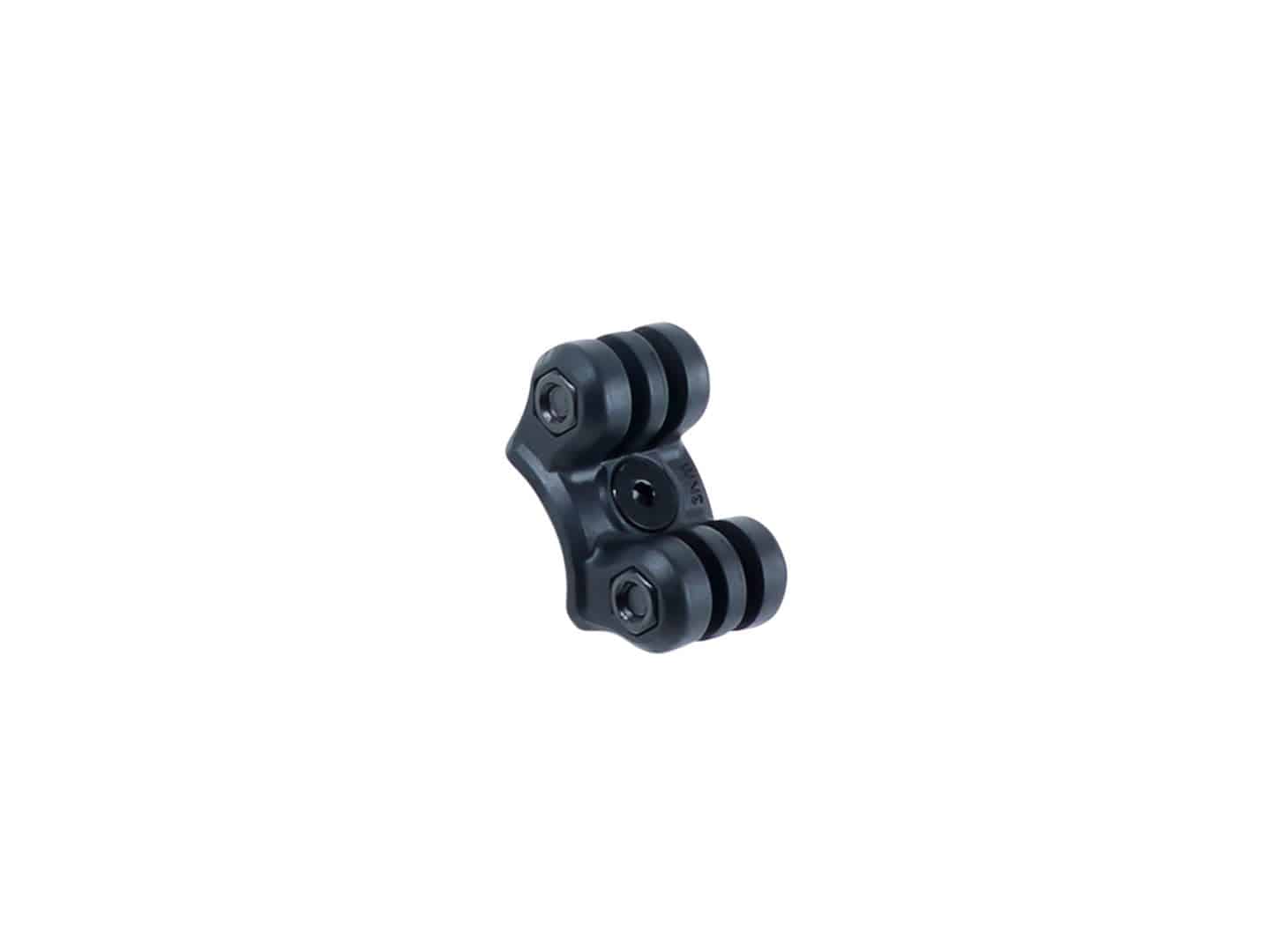 Bontrager XXX Handlebar and Stem Blendr Duo base component for road bikes, shown with mounting points and attachment areas.