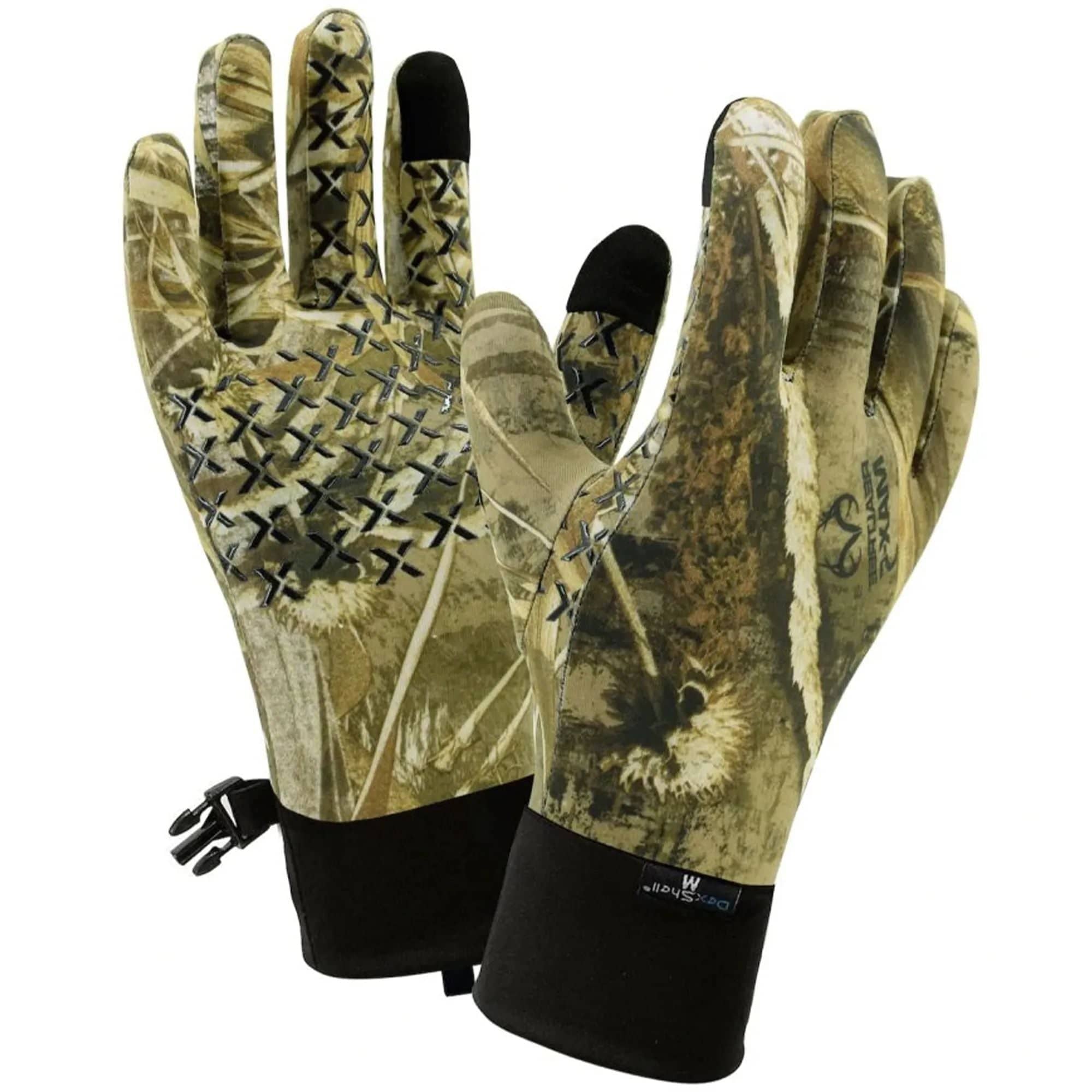 DexShell StretchFit Waterproof Cycling Gloves with touchscreen fingertips, designed for outdoor riding and weather protection.
