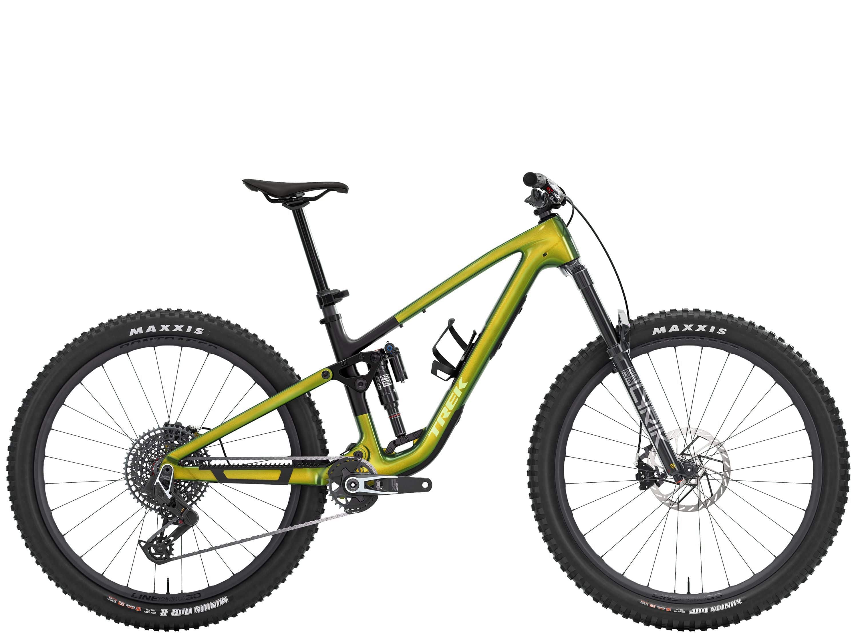 Trek Fuel EX 9.9 X0 AXS Gen 7 mountain bike with full suspension, advanced trail performance, and sleek frame design.