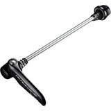 Shimano WH-R9100 quick release lever for 163mm road bike wheel, spare component for Shimano road bike wheel assembly.