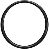 Black Knog Plus Light short strap, durable replacement accessory for Knog Plus bike lights, shown on a white background.