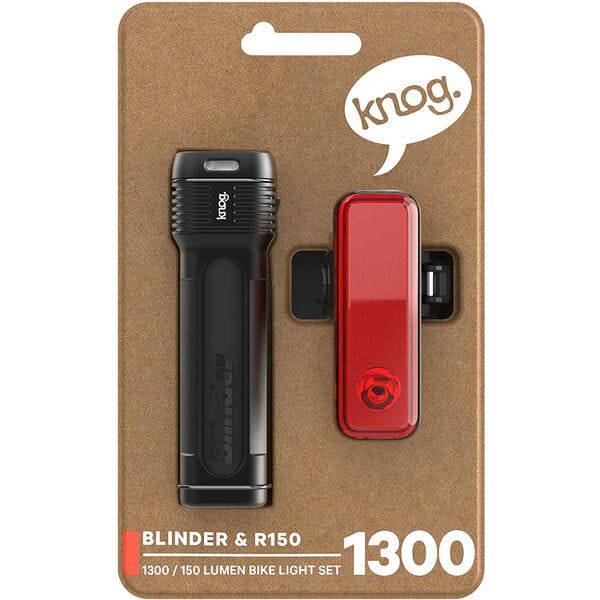 Knog Blinder Pro 1300 Front Light + R150 Rear Light