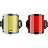 Knog Cobber Mini Twinpack bike lights with front and rear USB-C rechargeable LED bike light set, compact cycling accessories.