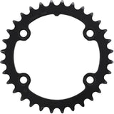 Shimano CUES FC-U8000-2 32T 11-speed double inner chainring for 46-32T crankset, bicycle component, black metal gear.